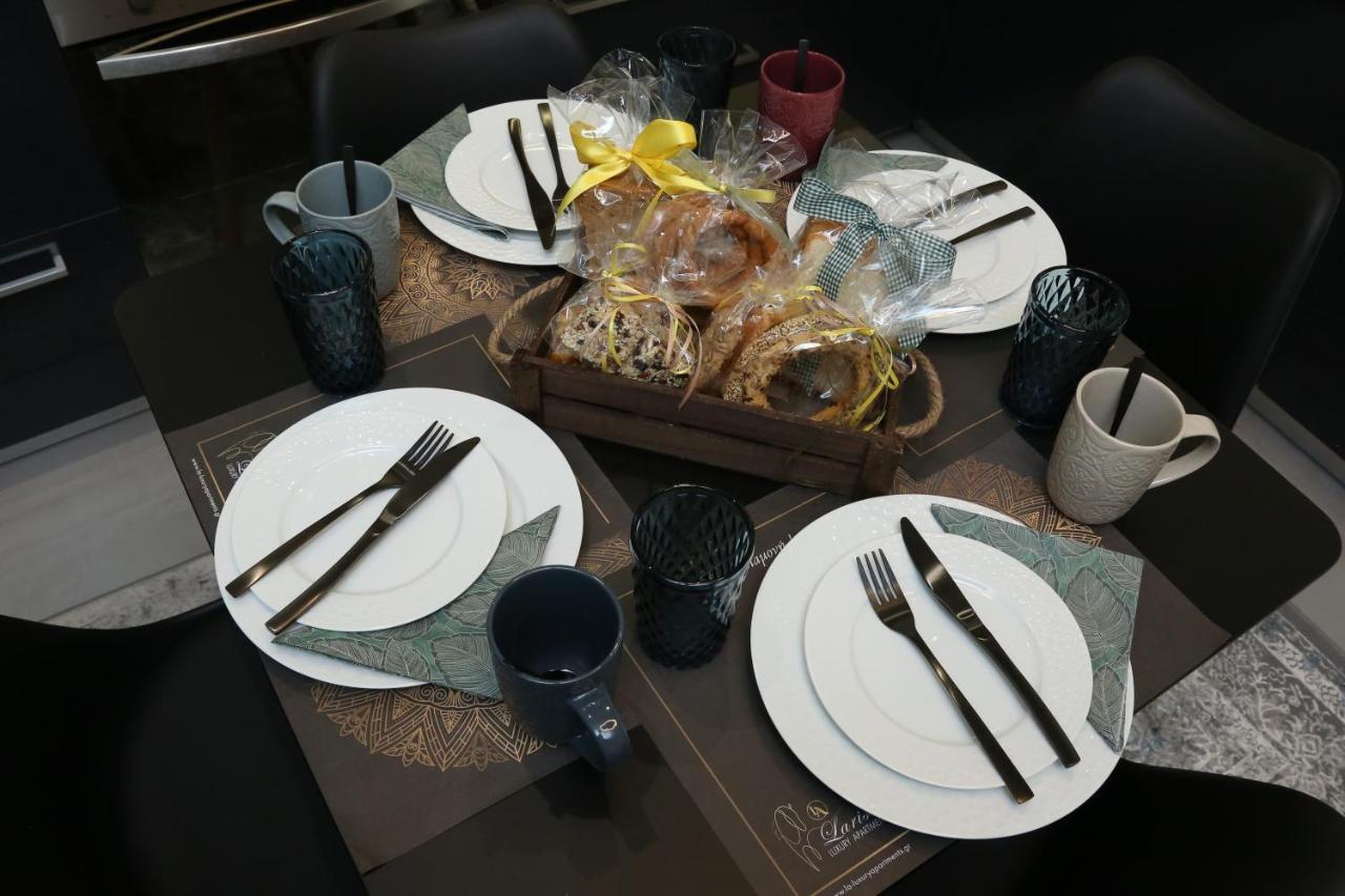 La Larissa Luxury Apartments Koronis ภายนอก รูปภาพ